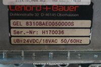 Lenord Bauer GEL 8310BAE0050000S Bedienpanel  Display...