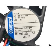 ebm-papst 3414 N Axiallüfter 24 V DC 96 mA (2,3 W)