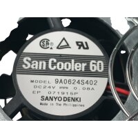 SET 2 Stück! ebm-papst + Sanyo Denki Lüfter 3414 N + San Cooler 60
