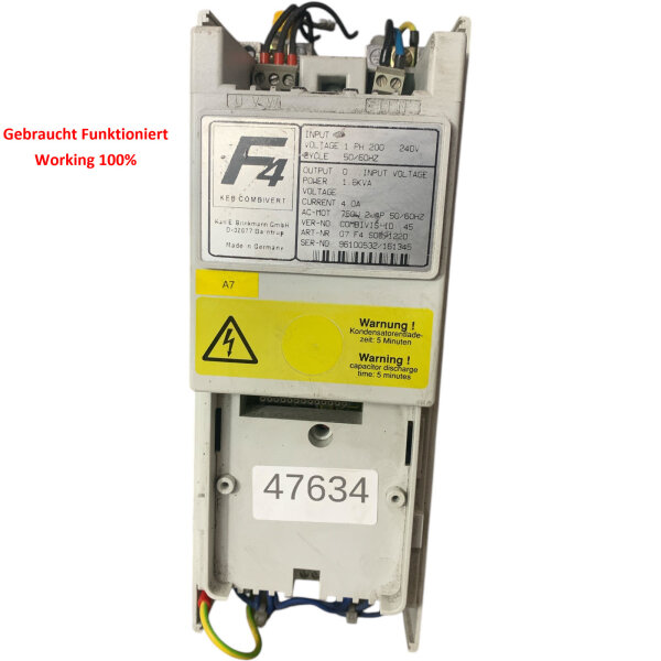 KEB F4 COMBIVERT Frequenzumrichter-Modul 07 F4 S0C 1220