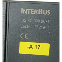 Phoenix Contact 2721947 InterBus-Modul IBS S7 300 BC-T