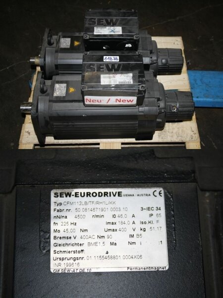SEW CFM112LB/TF/RH1L/KK  servomotor