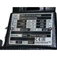 Grundfos CRN3-29 A-P-G-E-HQQE Kreiselpumpe...