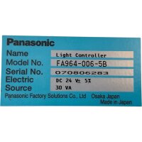 Panasonic FA964-006-5B Beleuchtungssteuerung