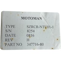 Motoman SZRCR-NTU01-1 Servoantrieb-Modul 347716-80