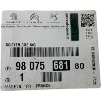PSA Group 98 075 681 80 Steuergerät für das Start-Stopp-System 624 92 60 00