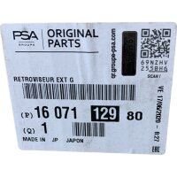 PSA Group 16 071 129 80 Außenspiegel links elektr....