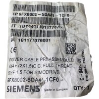 Siemens 6FX8002-5DA41-1CF0 Leistungsleitung