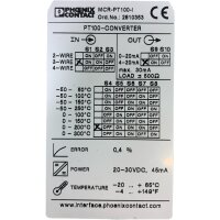 Phoenix Contact MCR-PT100-I 2810353 PT100-Converter