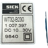 SICK WT32-B230 Reflexions-Lichttaster 1 007 397