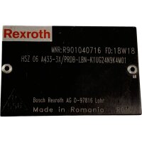 Rexroth R901040716 Zwischenplatte HSZ 06...