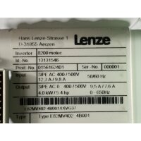 Lenze 8200 motec E82MV402 4B001 Frequenzumrichter
