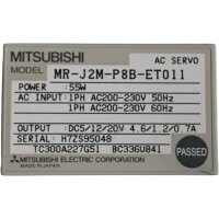 Mitsubishi MR-J2M-P8B-ET011 AC Servo Drive