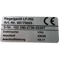 LF-RG 00175033 Leitfähigkeitsregler Steuerung