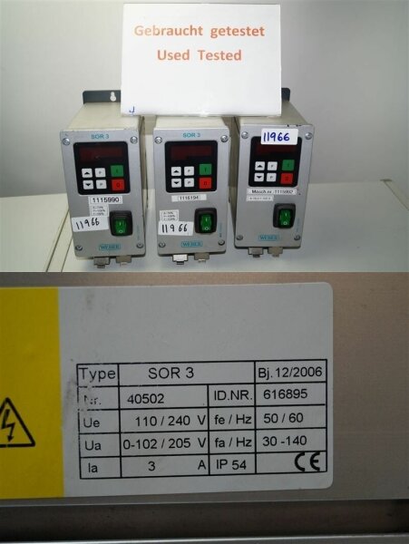 WEBER SOR 3   SOR3 frequency control module