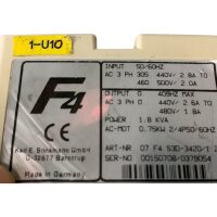 KEB 07F4S30-3420/1 2 Frequenzumrichter