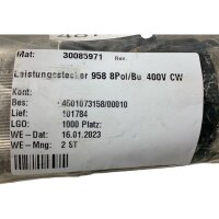 Leistungsstecker 958 8 Pol 4501073158/00010  400v cw