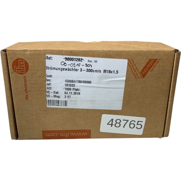 ifm SI5010 Strömungswächter SID10ADBFPKG/US-100