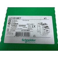 Schneider TeSys-034942 Kontaktor LC1D18E7