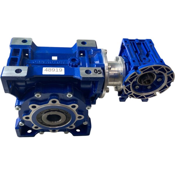 MOTOVARIO NMRV-P 090  i=50 + NMRV 040  i=10 Schneckengetriebe 8975166-031 + 8899673-047