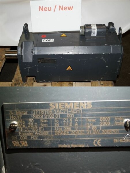 SIEMENS  1FT6105-1AC71-4EH1 servomotor servo motor
