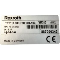 Rexroth 0608750109-103 Leistungsmodulelement VM310