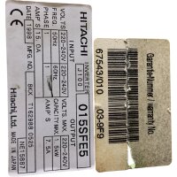 HITACHI J100 015SFE5 Inverter 1,5 KW