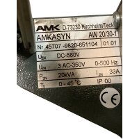 AMK AMKASYN AW20/30-1 Antriebsregler 20KVA