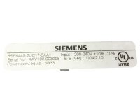 Siemens MICROMASTER 440 6SE6440-2UC17-5AA1 Frequenzumrichter 0,75Kw