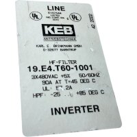 KEB 19.E4.T60-1001 HF-Filter