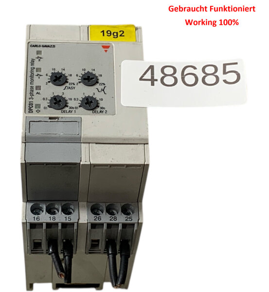 Carlo Gavazzi DPC01DM48 3 Phasen Relais