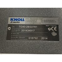 KNOLL TG40-28/22781 Reinmediumpumpe Kühlschmierstoffpumpe Pumpe 201434917 Länge 80cm