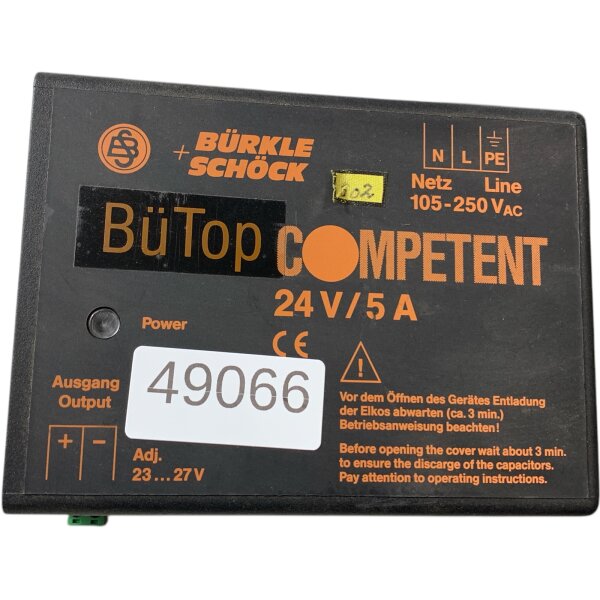 BÜRKLE SCHÖCK 149001-510514 Stromversorgung Competent 24V/5A