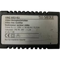 SSS SIEDLE VNG 602-02 Video-Netzgleichrichter