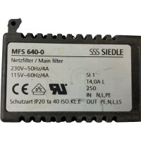 SSS SIEDLE MFS 640-0 Netzfilter