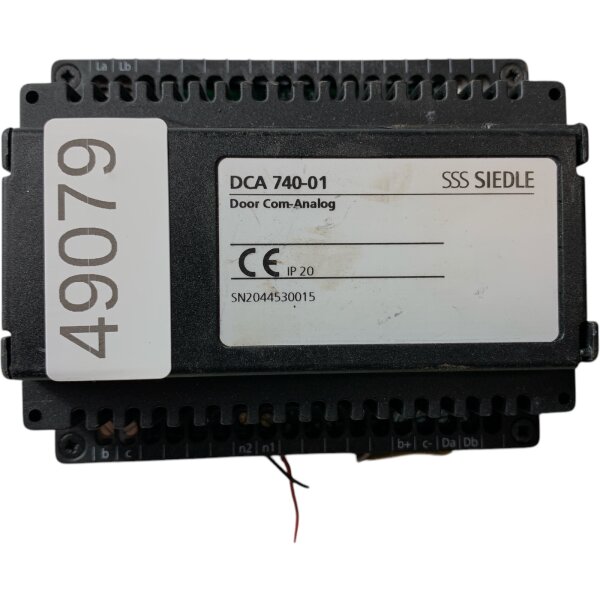 SSS SIEDLE DCA 740-01 Schnittstelle analog
