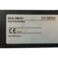 SSS SIEDLE DCA 740-01 Schnittstelle analog