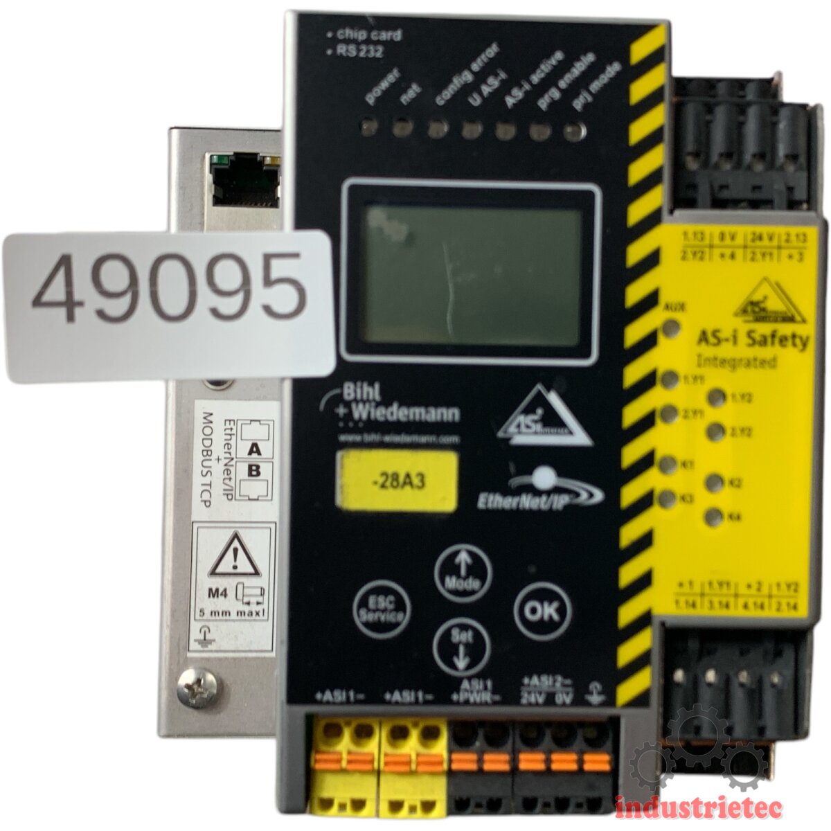 Bihl + Wiedemann BWU2273 AS-i 3.0 EtherNet/IP + Modbus TCP Kommunikat ...