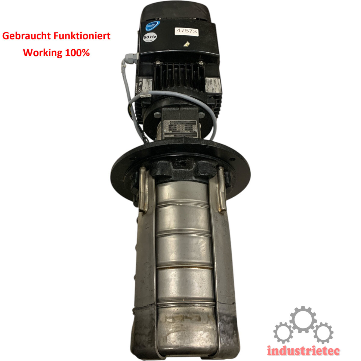 GRUNDFOS MTR3-12/11 A-W-A-HUUV Kreiselpumpe – 3,5 Produktbild-Vorschau 2