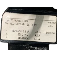Danfoss TC160/580-7+002 Eintauchpumpe Pumpe
