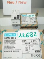 Siemens Fehlerstrom-Schutzschalter 80A...