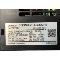 Omron 3G3MX2-AB002-E + AX-FIM1010-RE-LL Frequenzumrichter mit Filter