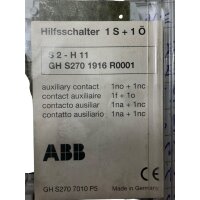 ABB S2-H11 GH S270 1916 R0001 GH S270 7010 P5 Hilfsschalter