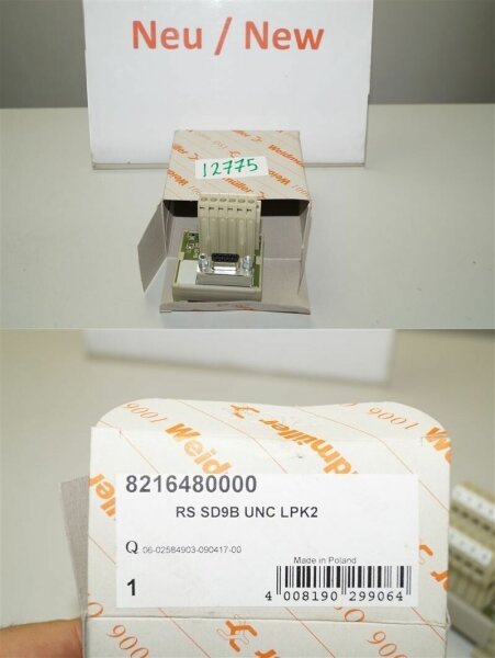 Weidmüller RS SD9B UNC LPK2 8216480000