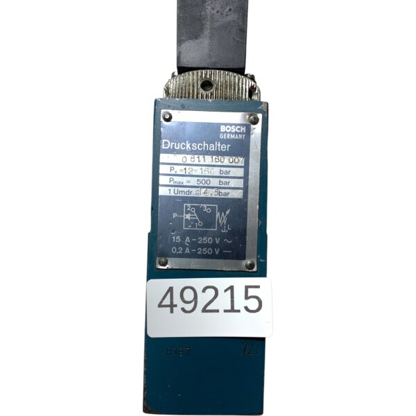 BOSCH 0 811 160 007 Druckschalter