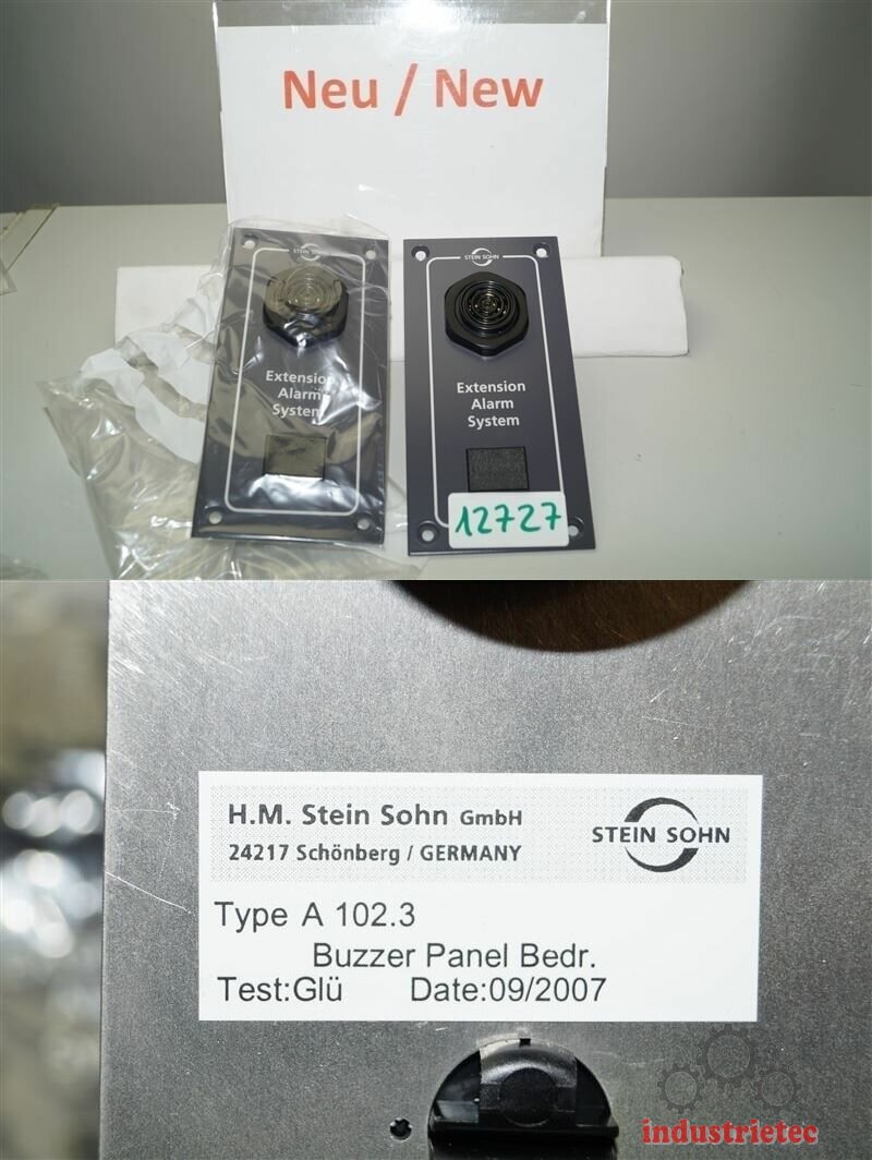 H.M stein Sohn A102.3 buzzer panel, 60,00