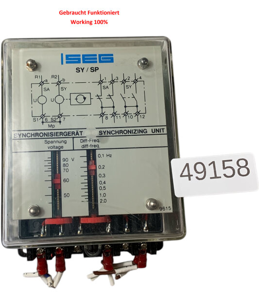 SEG SY-SP-230-50 Parallelschaltsperrelais