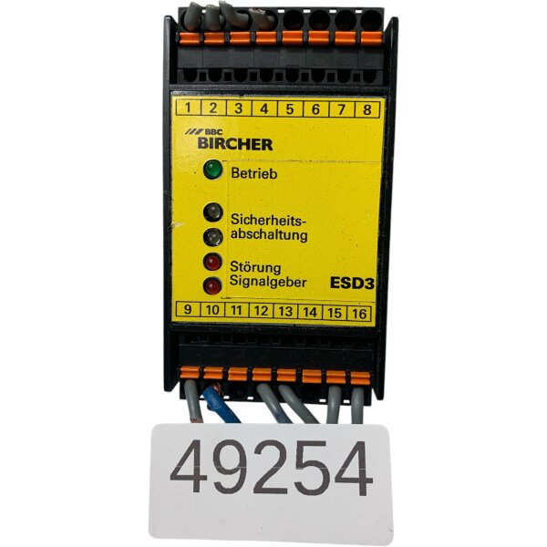 Bircher ESD3 ESD3-04-24ACDC Sicherheitsschaltgerät 210985