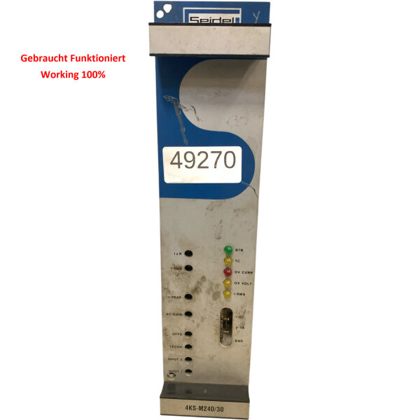 Seidel Servo Drive 4KS-M240/30
