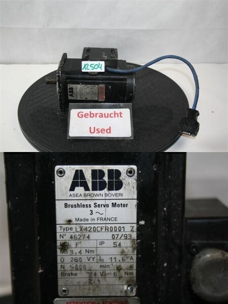 ABB LX420CFR0001 Z SERVOMOTOR Brushleess servo motor LX420 CF R0001 Z